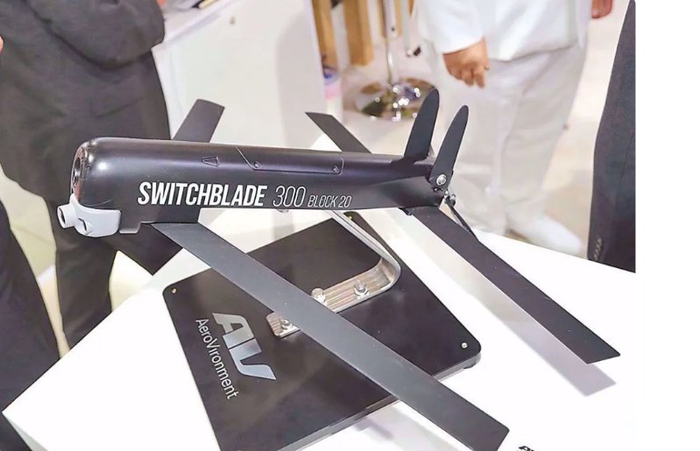 美将售台的“弹簧刀”无人机。（图片来源：台湾“中时新闻网”）