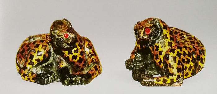 △豹形铜镇器 河北博物院藏