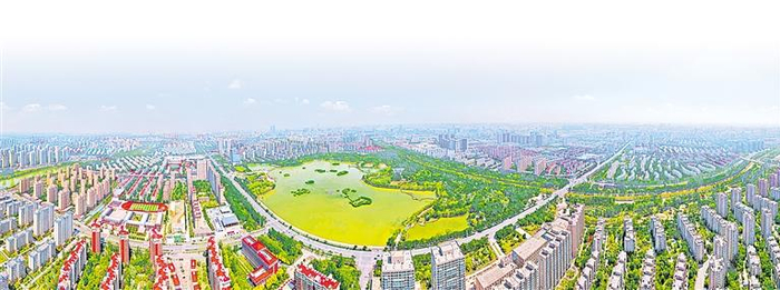 近年来，银川城市发展日新月异，人民生活水平大幅提升，幸福指数不断攀升。记者　左鸣远　摄