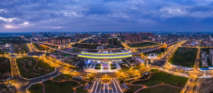 图为崇州高铁商务区