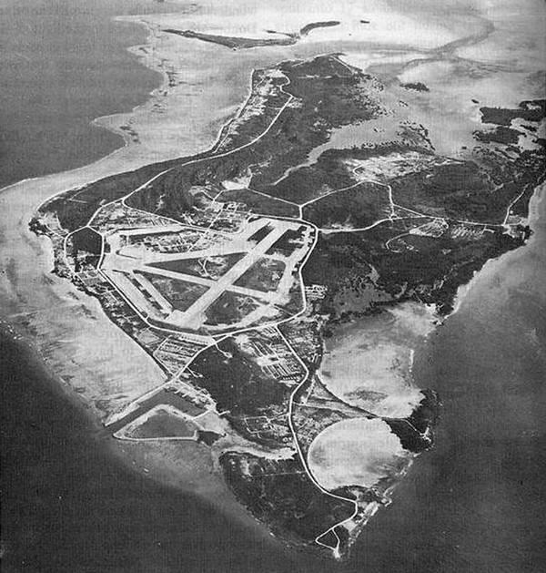 美军占领后翻修的贝里琉机场，摄于1946年10月 图片来源：美国海军