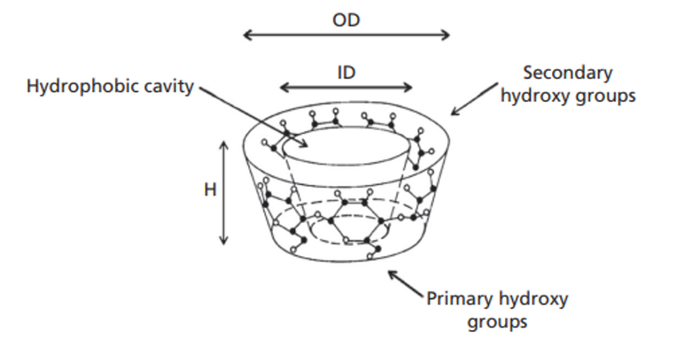 图2. 环糊精立体结构图