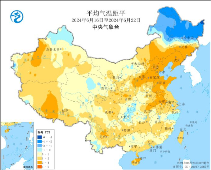 图3：近30天全国降水距平百分率图