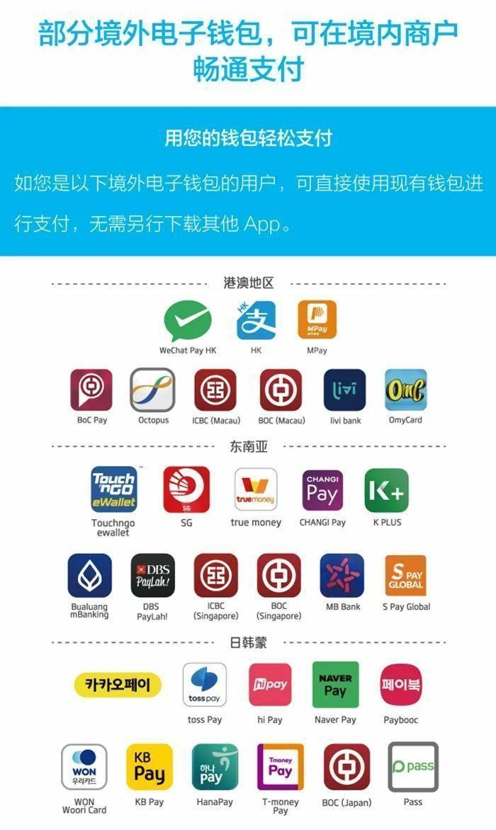 《外籍来华人员支付指南》截图