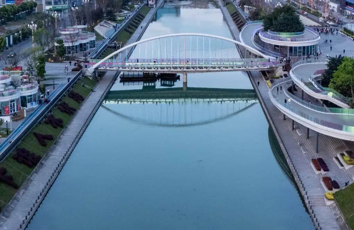 图为筠连县定水河流域两岸生态廊道示范工程项目