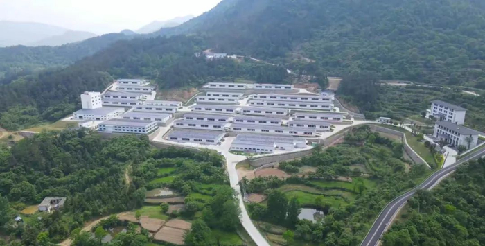 湖北省黄冈市罗田县农村集体经营性建设用地三里畈镇乡村振兴畜牧业养殖基地项目。周四岳 摄