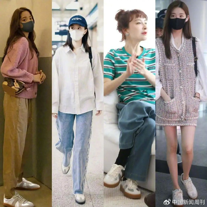 当然也有网友表示，德训鞋看似百搭，实则挑人，一不小心就会穿出足球鞋的感觉。