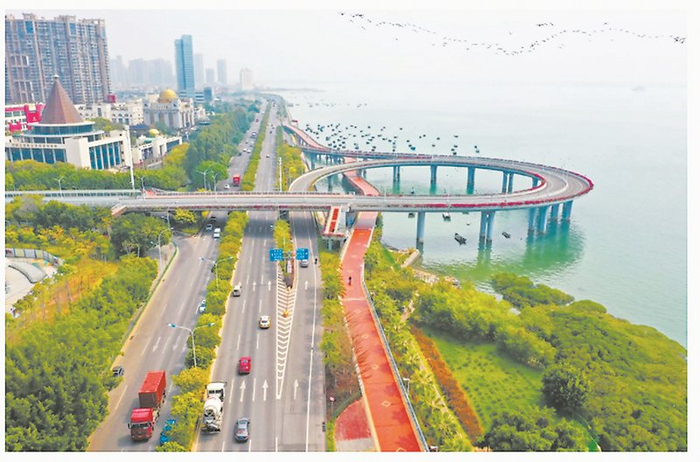 厦门环东浪漫线 厦门公路中心供图