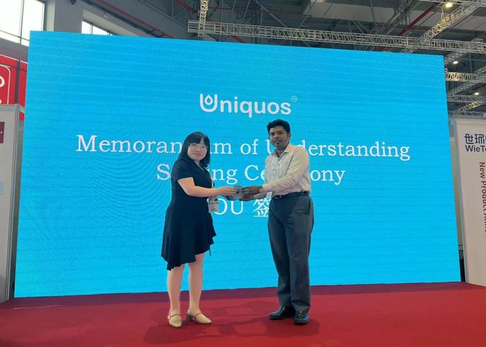 Uniquos 在2024年中国国际水处理展览会上的新闻发布会