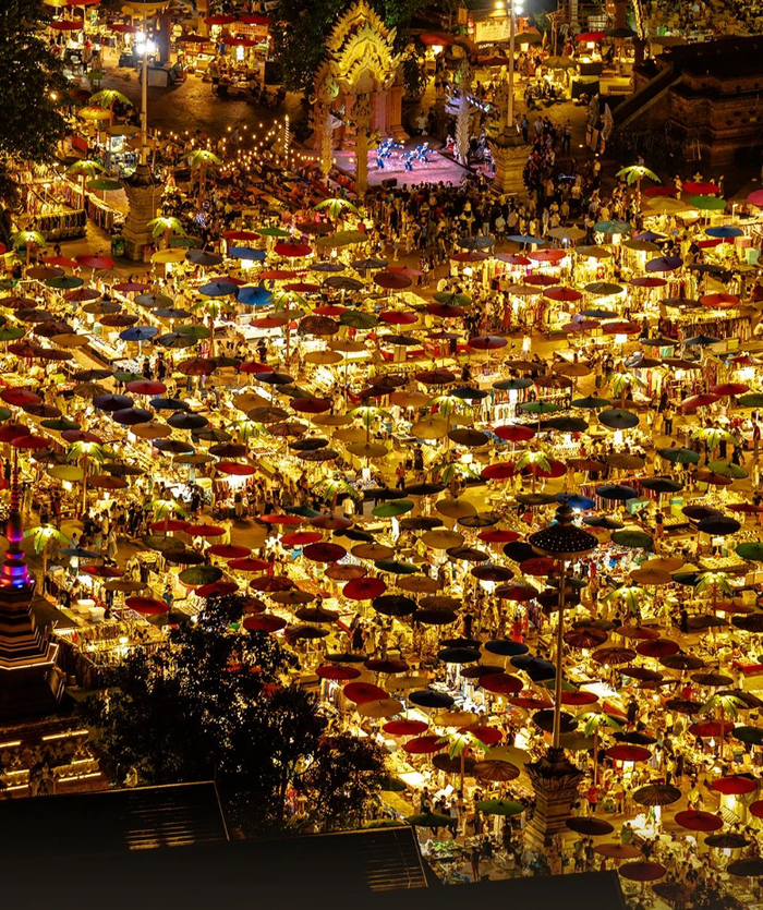 西双版纳告庄西双景的星光夜市 景兰文旅集团 供图