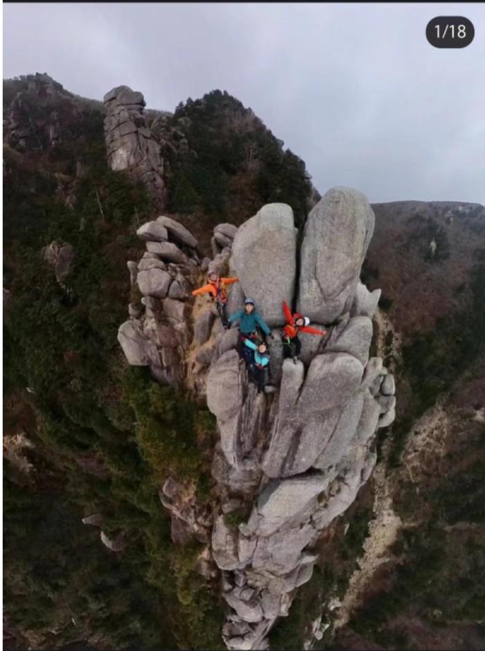 ▲阿古在社交平台上分享自己登山时的照片