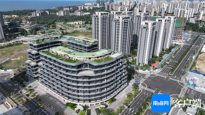 　　项目（地块二）创意型商业及（地块三）高品质人才社区已竣工。记者 郑光平 摄