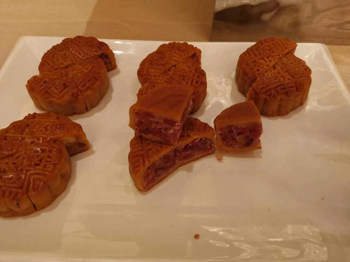 金桔西班牙火腿月饼