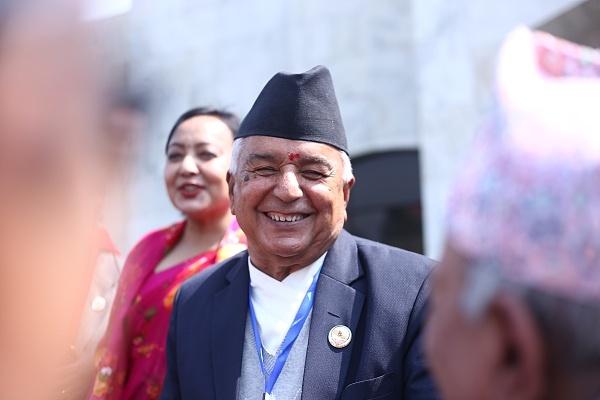 △尼泊尔总统鲍德尔（资料图）