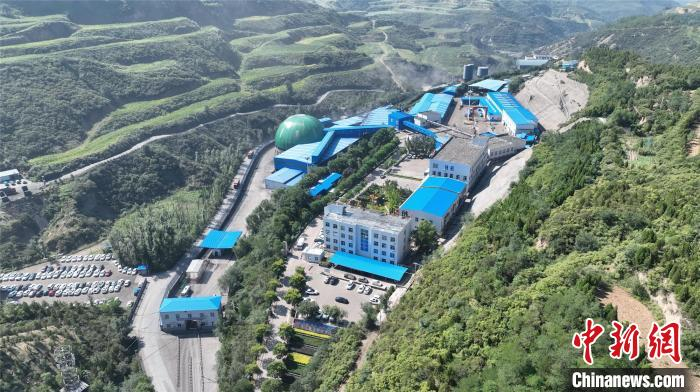  图为柏沟煤业。　灵石县融媒体中心供图