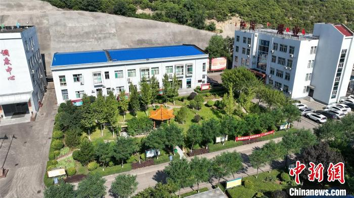  灵石县矿产资源丰富。图为柏沟煤业。　灵石县融媒体中心供图