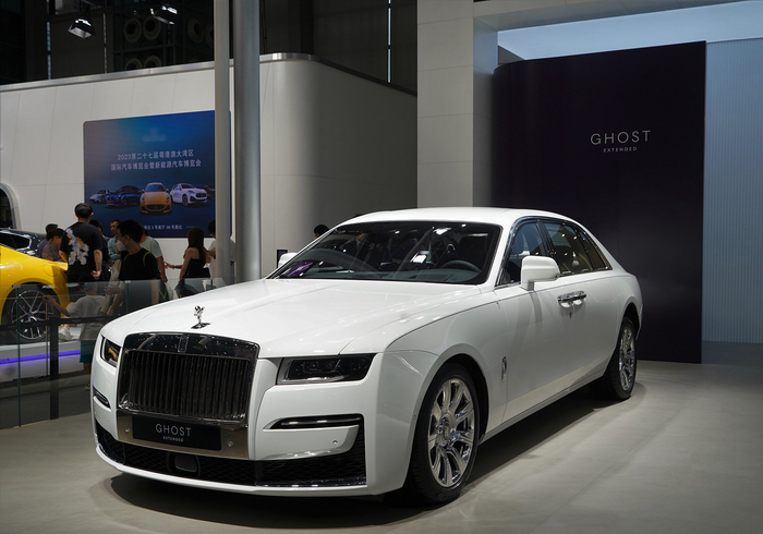 劳斯莱斯古思特（Ghost）来源：每经记者 孔泽思 摄