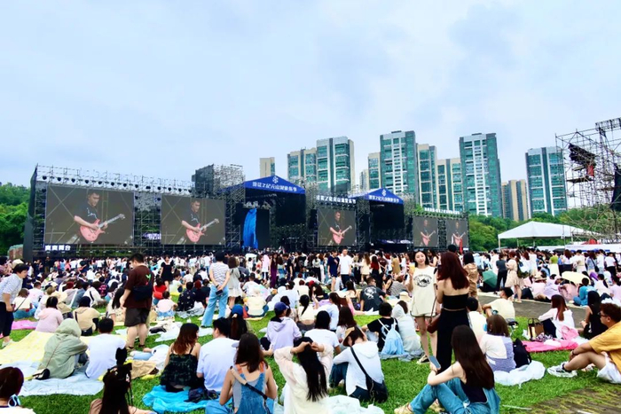 雪花Z纪元山湖音乐节现场 图源：知知贵阳