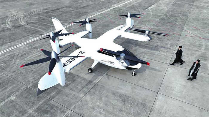     上海时的科技的E20eVTOL（资料图）