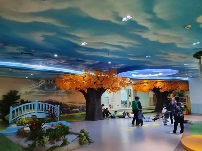 这是浏阳市妇幼保健院内的儿童保健中心一角。新华每日电讯记者帅才 摄