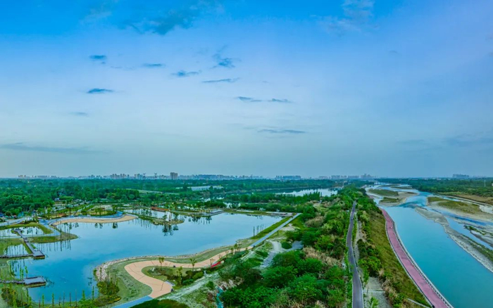 温江区鲁家滩湿地公园
