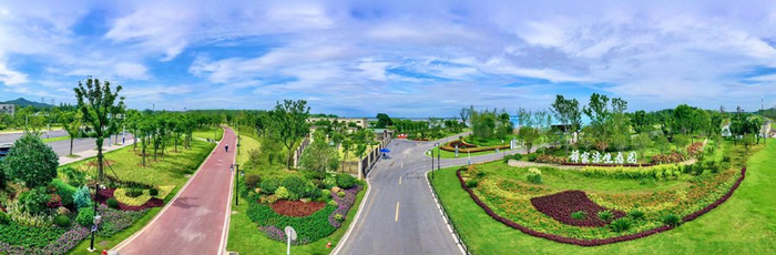 薛家洼生态园。（濮勇 摄）