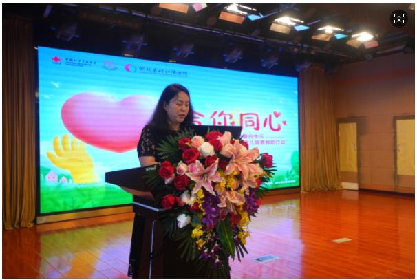 中国红十字基金会互联网人道救助项目中心主任刘京京