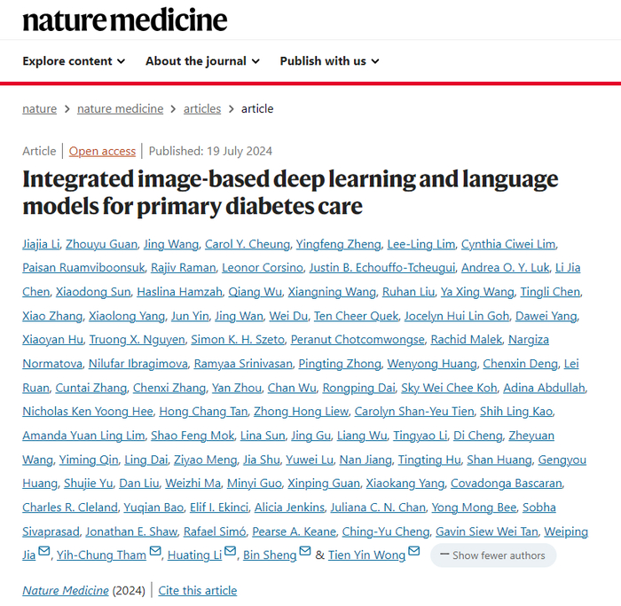 图1. 2024年7月19日本文于《Nature Medicine》杂志在线发表