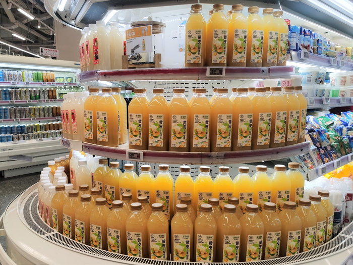 （图：黄皮茶饮也连续热卖）