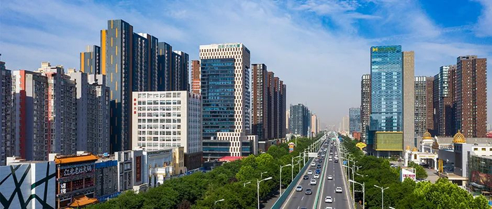 石家庄城市风光图/图虫创意