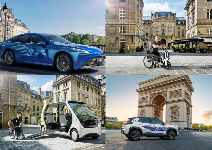 ▲丰田为巴黎奥运会提供的4款出行解决方案（图源：IOC）