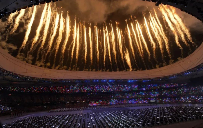 2008年北京奥运会开幕式 图源：“央视新闻”微信公众号