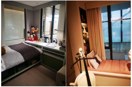 ▲ 招商前海瑧玺样板间各飘窗实景