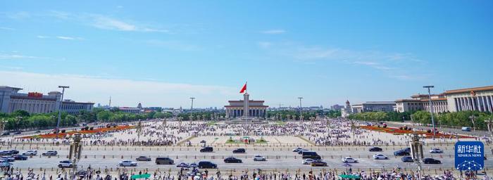   这是7月17日拍摄的天安门广场及建筑群。新华社记者 陈钟昊 摄
