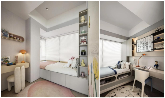 ▲ 华润润宏城样板间各飘窗实景