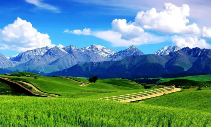 江布拉克景区。来源：江布拉克旅游微信公众号