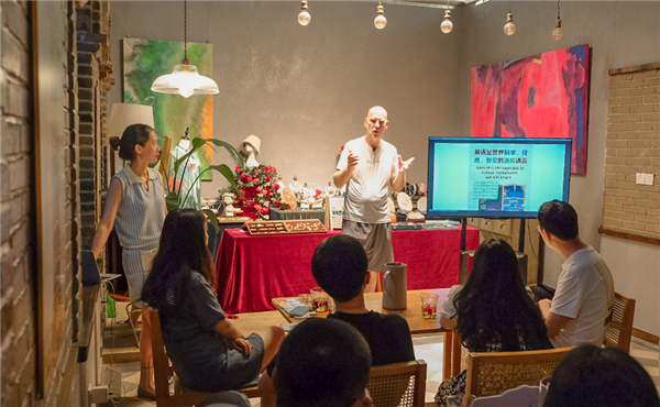 ▲阿明的英语课堂