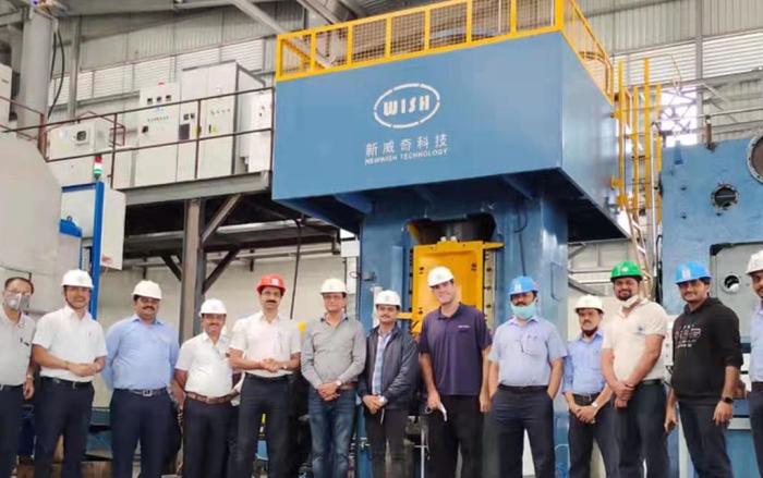 武汉新威奇科技有限公司工业母机在海外应用。 企业供图