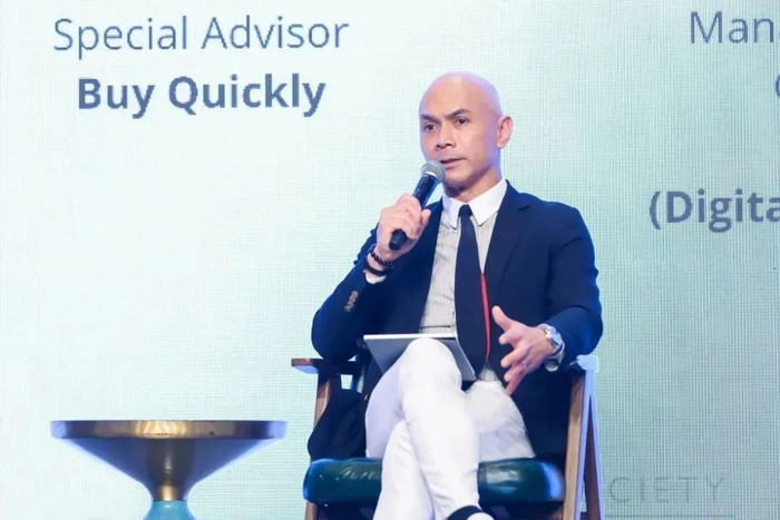 （华润万象生活首席商务顾问 Vuthy Penn，图源：百秋尚美官方公众号）