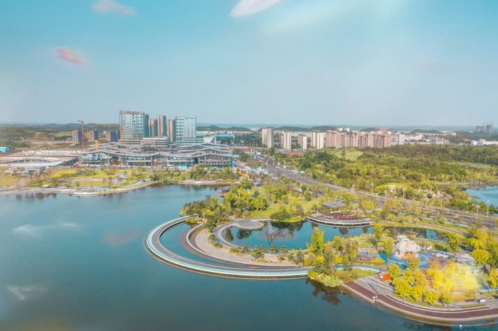 成都东部新区城市风光 图片来源：成都东部新区提供