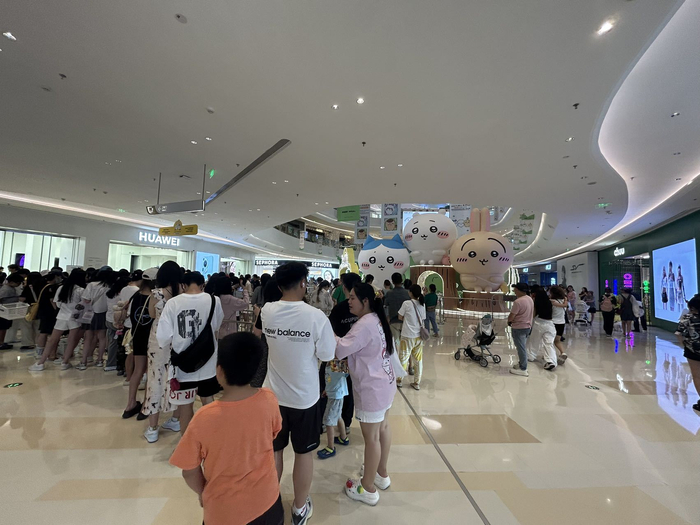 “吉伊卡哇”成都快闪店现场。 图片来源：每经记者 杨夏 摄