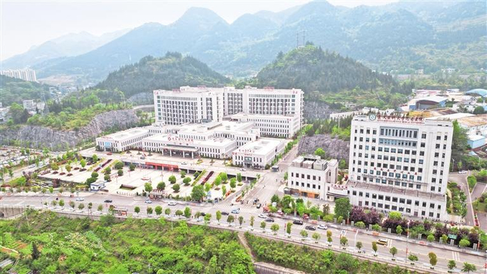     思南县人民医院。 李大勇 摄