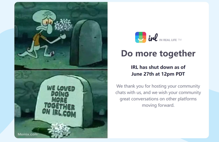 （现在的IRL官网）