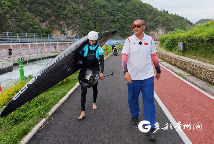 黄娟与教练刘海清