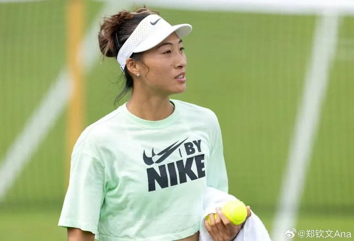 图片来源：新浪微博@郑钦文Ana