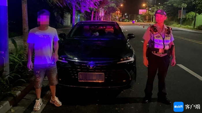 案例一现场。海南交警供图