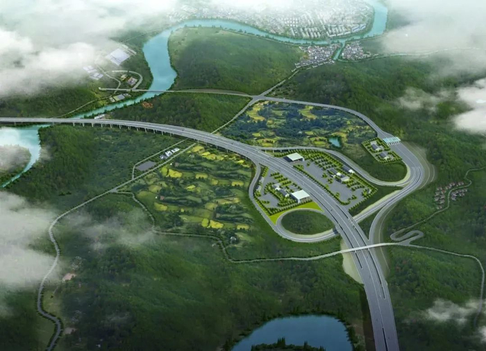 青文高速（文成段）效果图