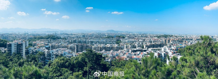 俯瞰湖里区西部。（中国商报记者 颜祥子/摄）