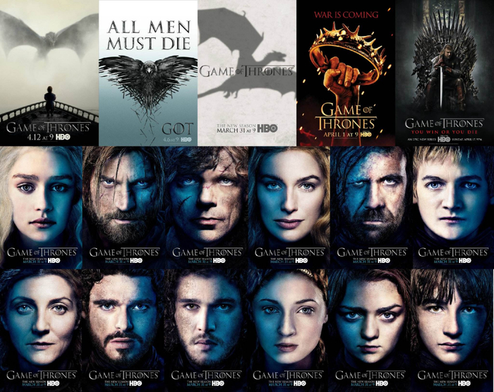 美剧《权力的游戏》海报集锦