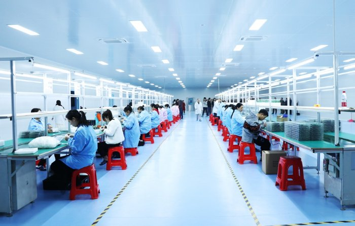 图为资源县生物医药科技产业园深圳丽德生物医药发展有限公司生产基地生产车间一角。图片由广西壮族自治区药监局提供